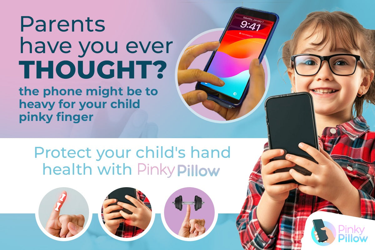 Protect Your Child's Pinky Finger with PinkyPillow: A Solution for Smartphone Pinky Discomfort